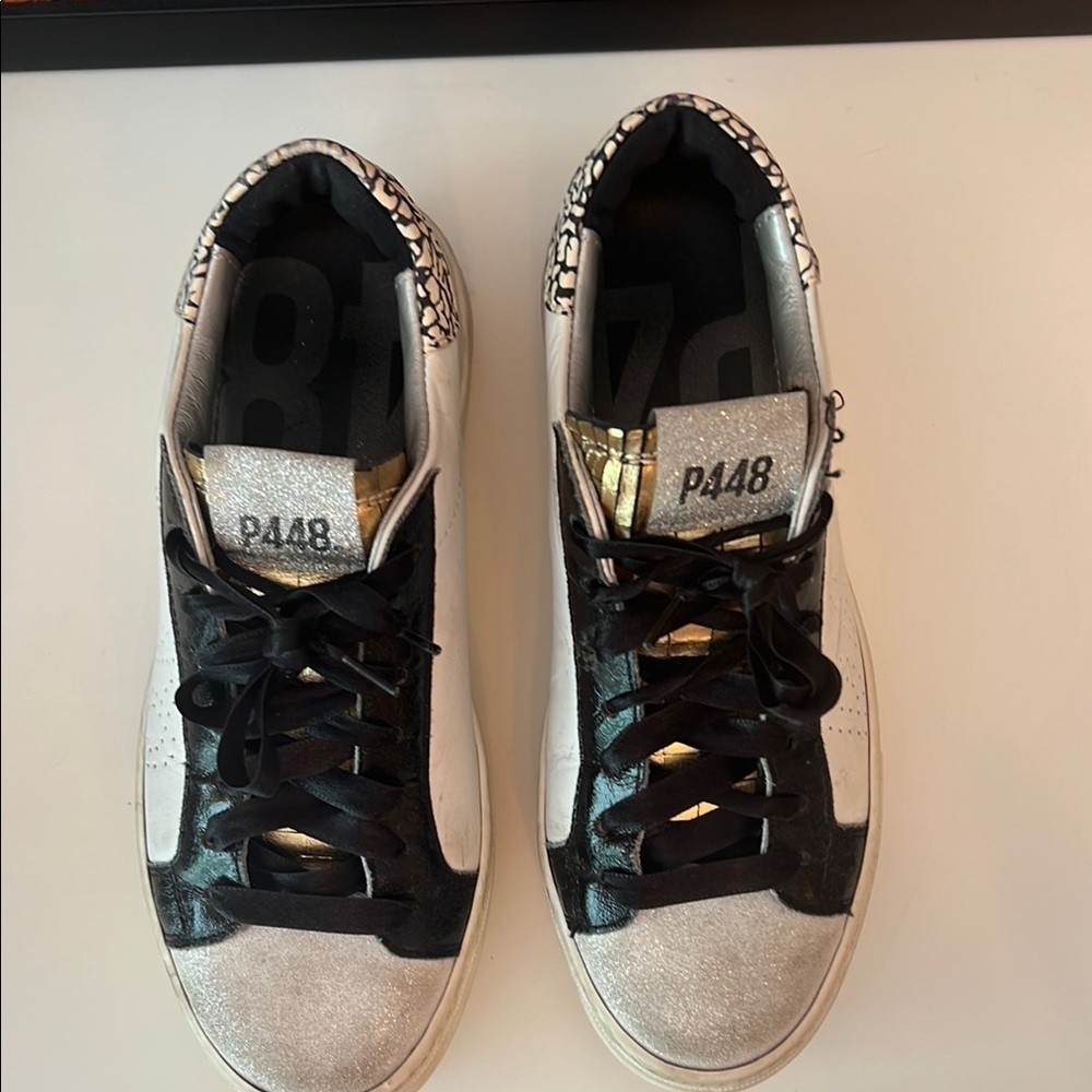P448 Thea Platform Sneakers-Size 38